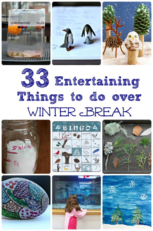 Fun Things to do in the Winter - inside activiites and outdoor ideas for kids & families!