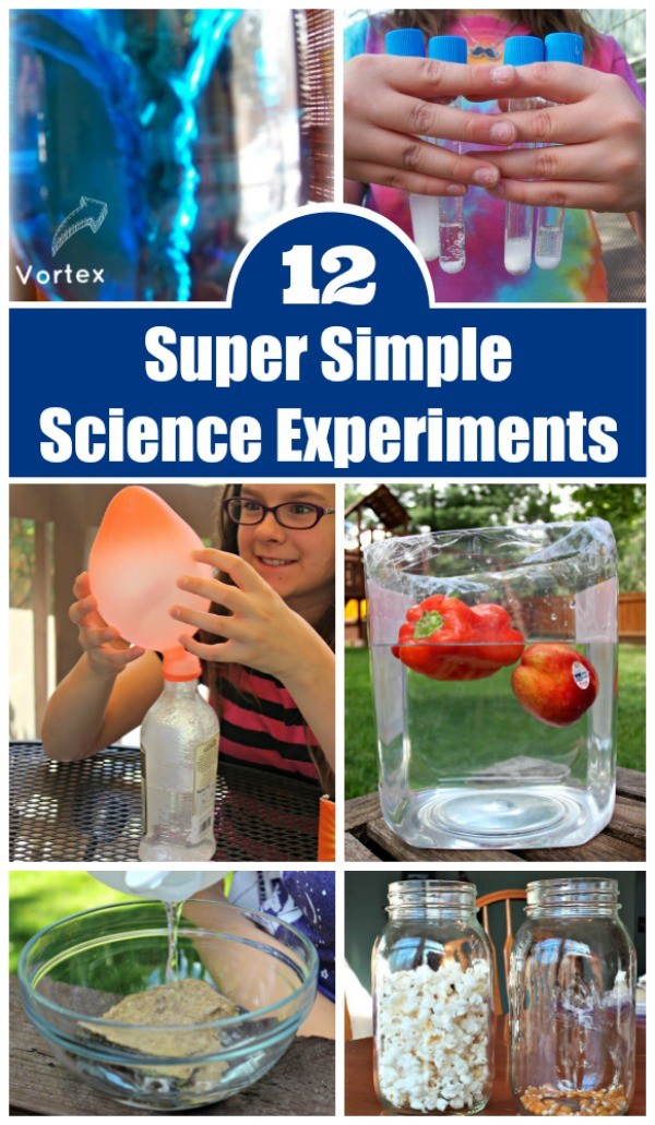 easy kid science experiments at home