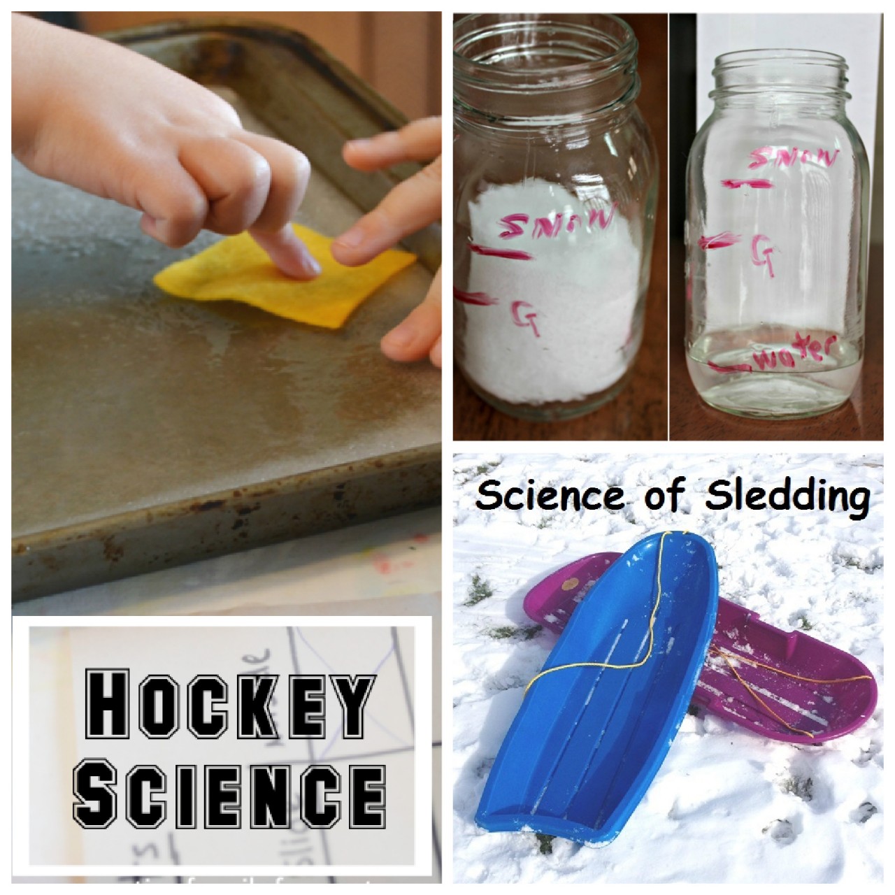 science experiments with snow