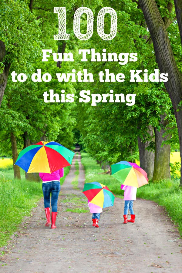 Spring activities and spring crafts for kids - outdoor ideas, indoor fun things to do!