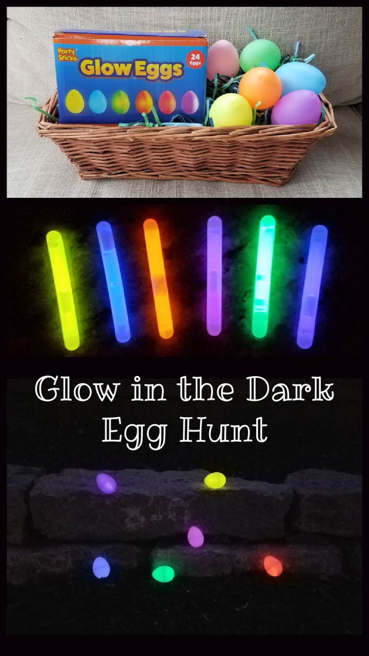Easter egg hunt glow in the dark