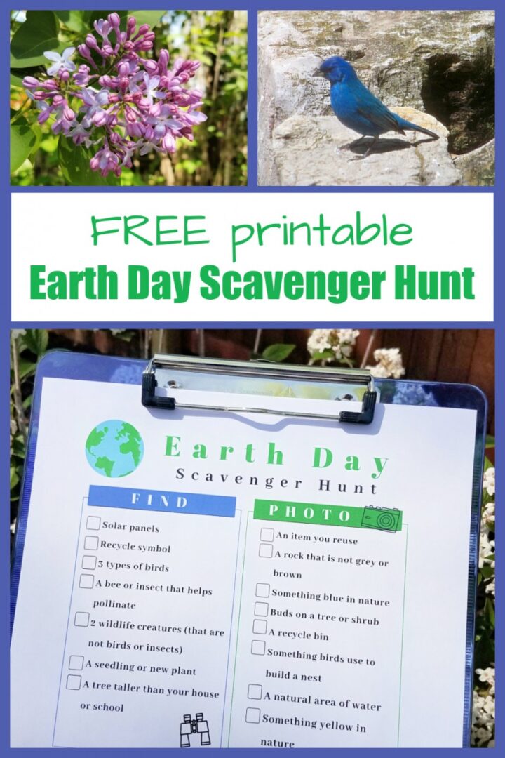 Earth Day Scavenger Hunt | FREE printable pdf