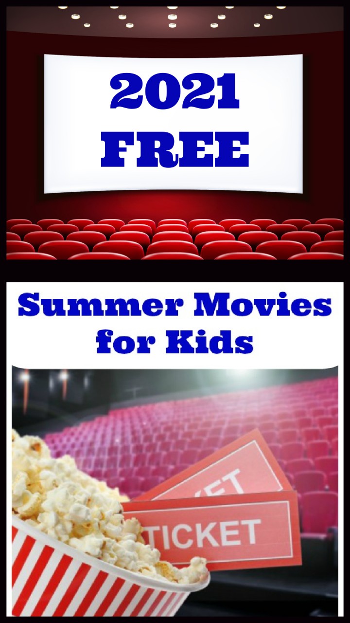 2021 Summer Movies for kids at theaters