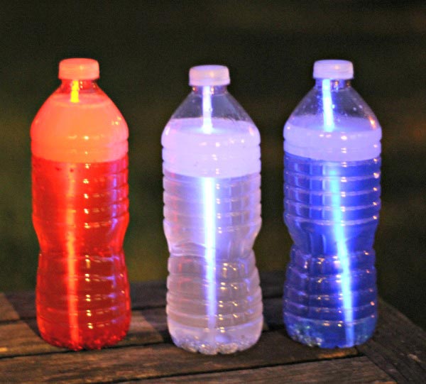 sensory bottles at night