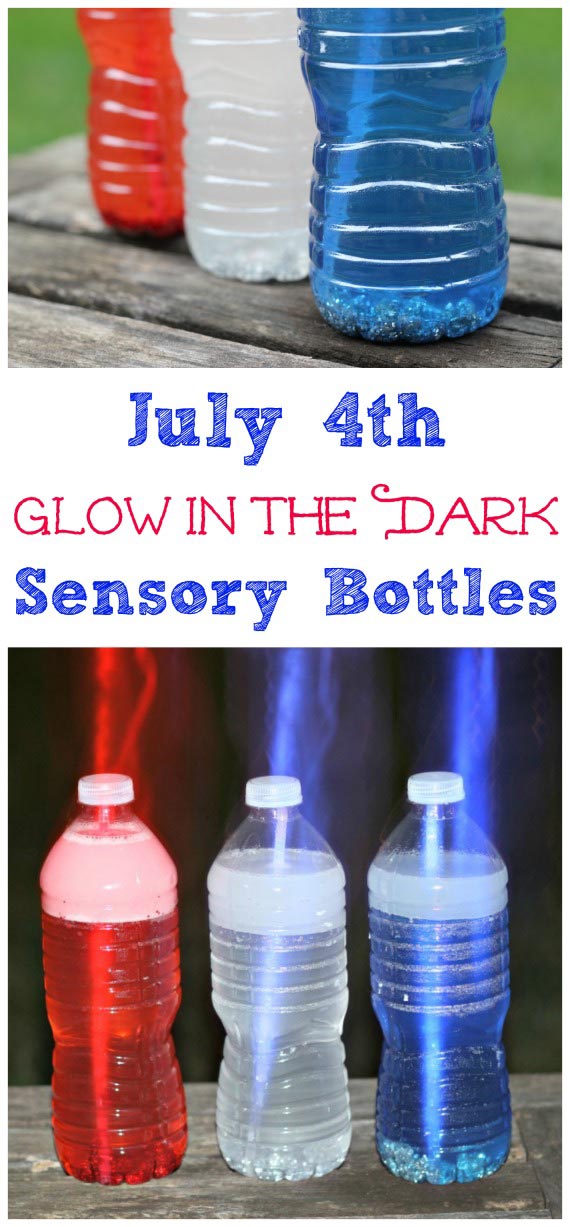 4th of July printables and sensory bottles