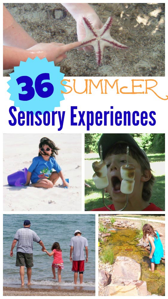 Summer activites for tweens and teens with sensory ideas