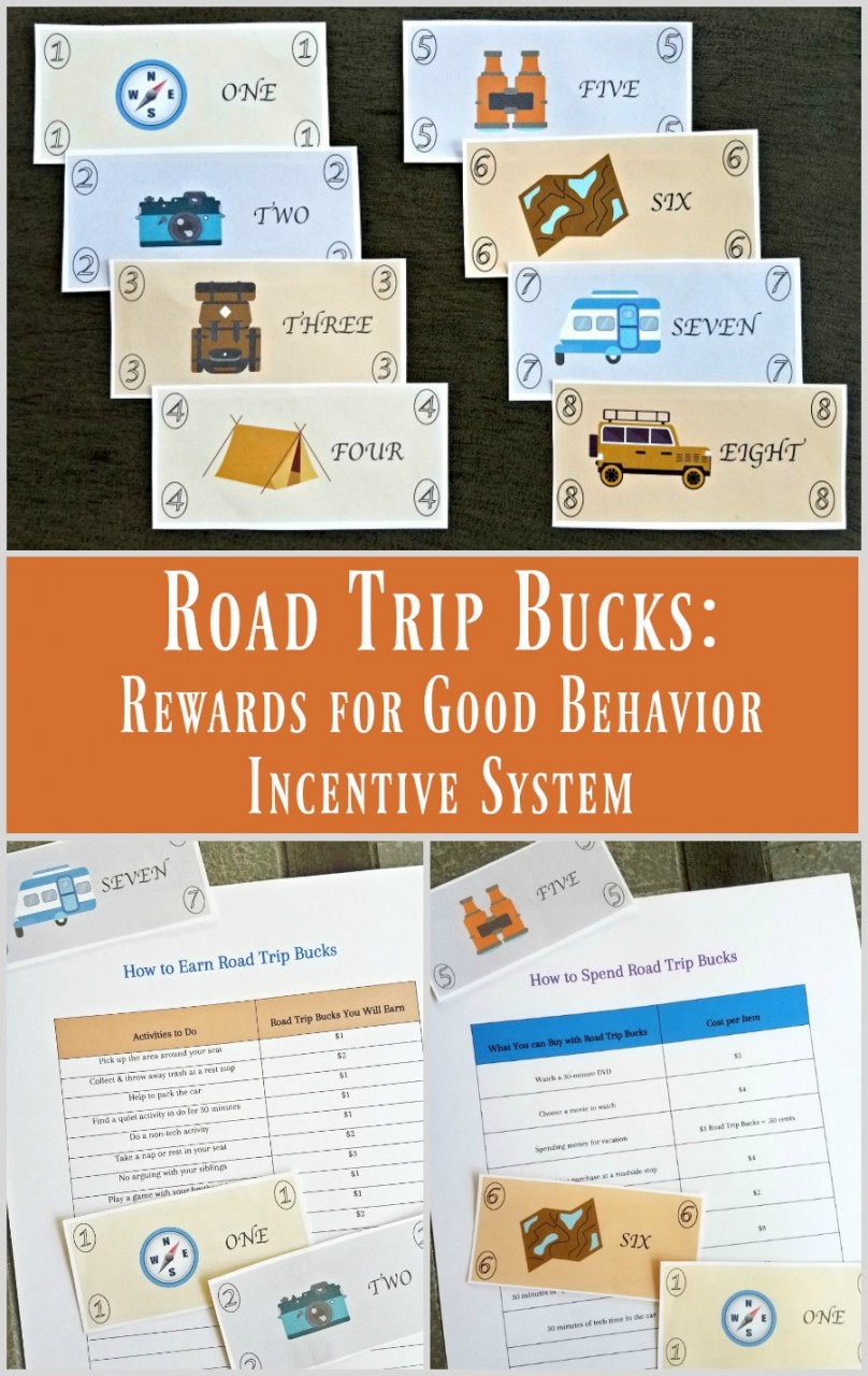 Printable travel money for kids - great activity for a road trip!