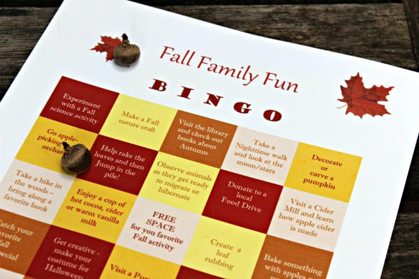Fall scavenger hunts for kids and adults