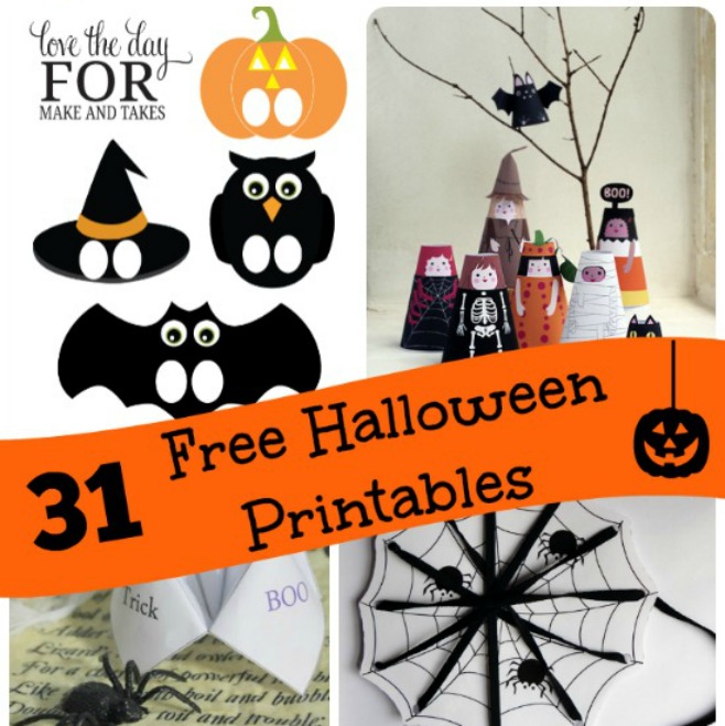 printable halloween decorations kids