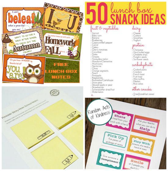 free back to school printables